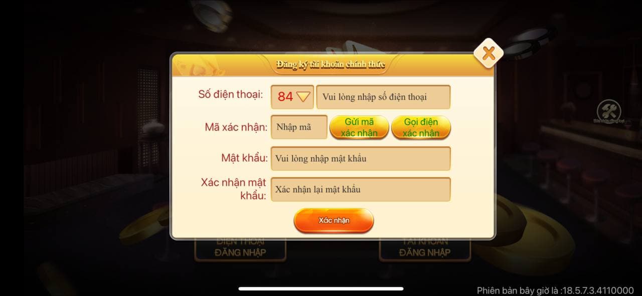 đăng ký tài khoản vi68